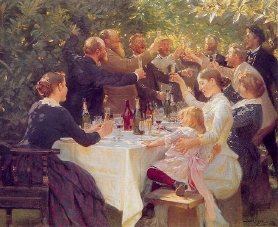 Hip, hip, hurrah! (Peder Severin Krøyer)