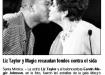 Liz Taylor y Magic recaudan fondos contra el sida