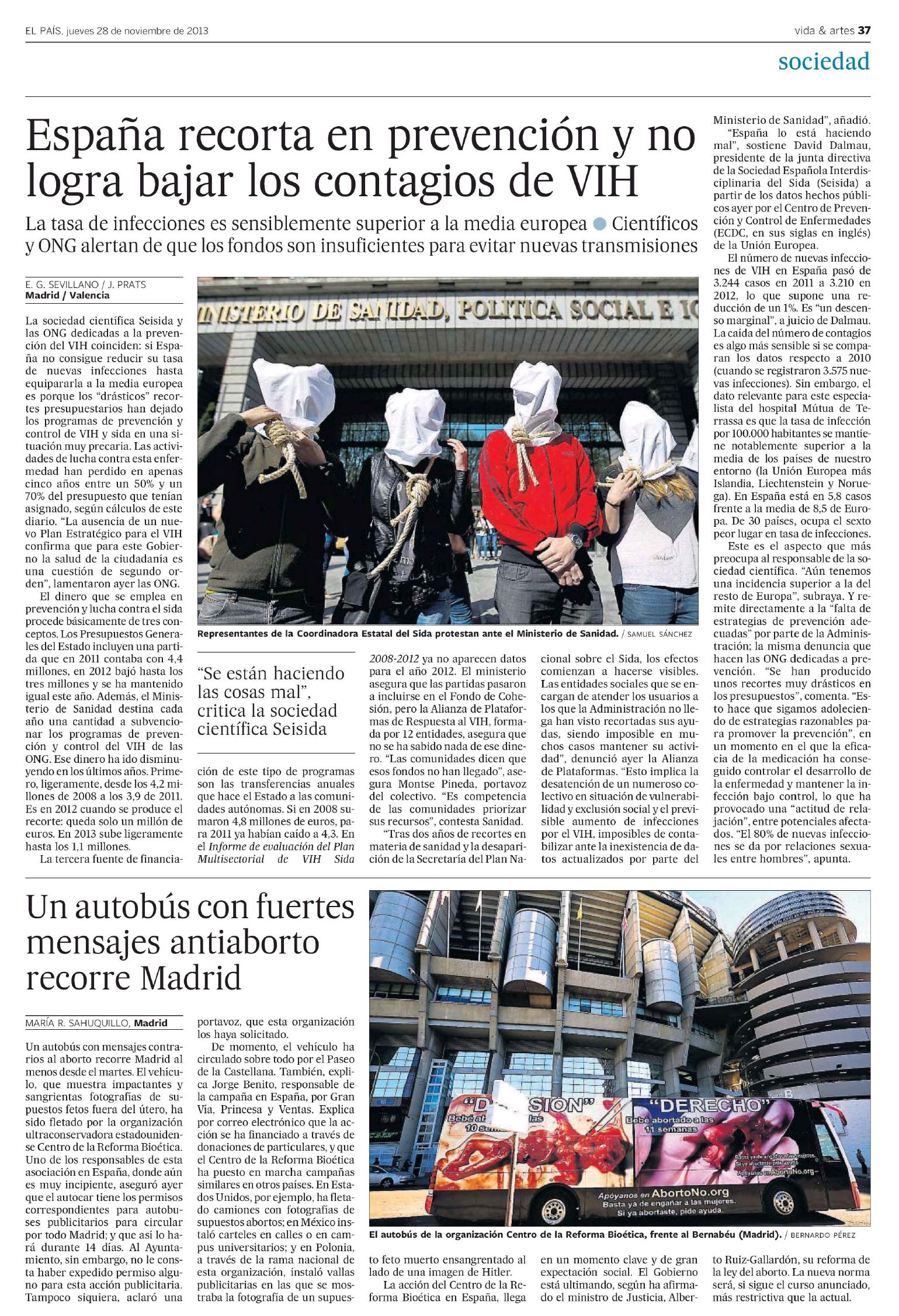 España recorta en prevención y no logra bajar los contagios de VIH ...