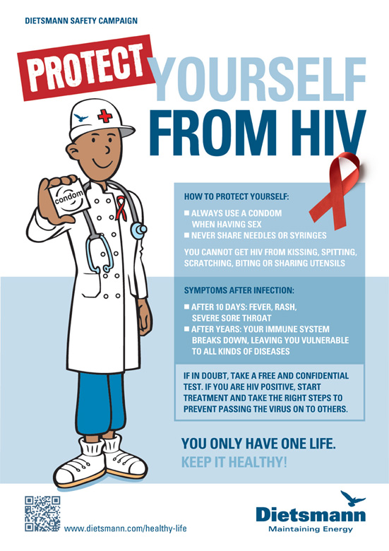Protect yourself from HIV. SIDA STUDI